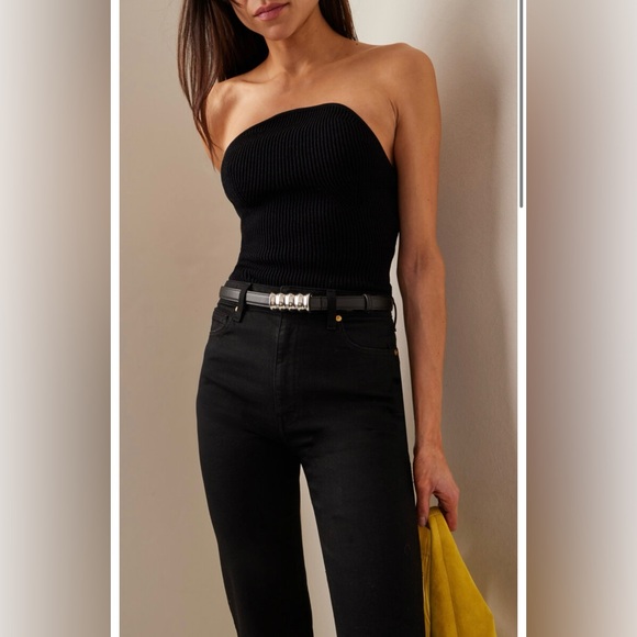 Khaite Julius Small Leather Belt - Picture 4 of 7